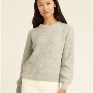 Banana Republic Gray Knit Crew Sweater